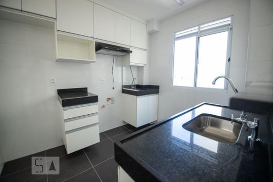 cozinha de apartamento para alugar com 2 quartos, 42m² em Jardim Bom Sucesso, Campinas