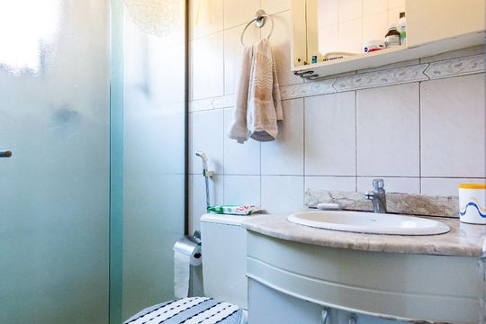 Banheiro da Suite de casa à venda com 3 quartos, 150m² em Vila Sao Luis(zona Oeste), São Paulo