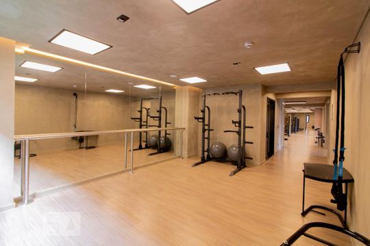 Área comum - Academia de kitnet/studio para alugar com 1 quarto, 27m² em Indianópolis, São Paulo
