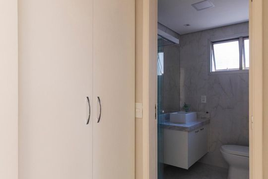 Corredor de apartamento à venda com 1 quarto, 50m² em Vila Clementino, São Paulo