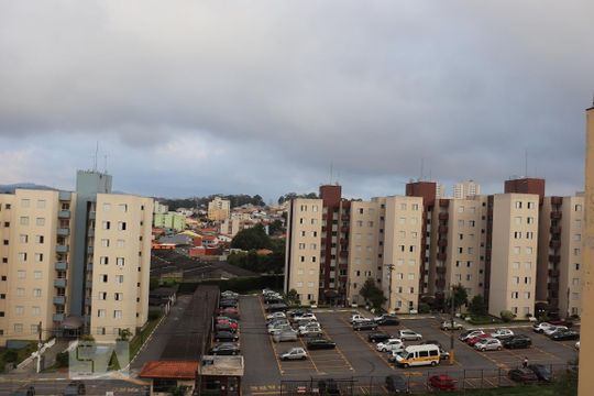 Vista da Sala de apartamento à venda com 2 quartos, 55m² em Parque São Vicente, Mauá