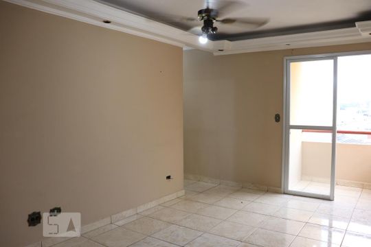 Sala de apartamento à venda com 2 quartos, 55m² em Parque São Vicente, Mauá