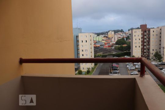 Sacada da Sala de apartamento à venda com 2 quartos, 55m² em Parque São Vicente, Mauá