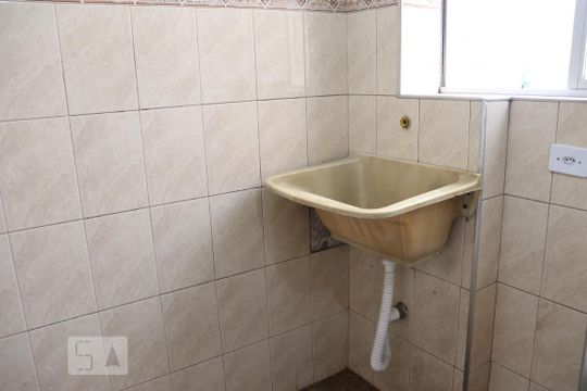 Área de Serviço de apartamento à venda com 2 quartos, 55m² em Parque São Vicente, Mauá