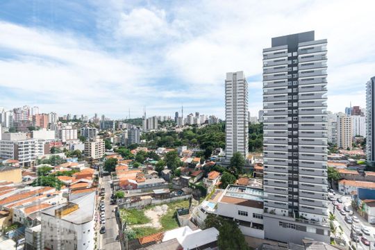 Vista de kitnet/studio para alugar com 1 quarto, 32m² em Pinheiros, São Paulo