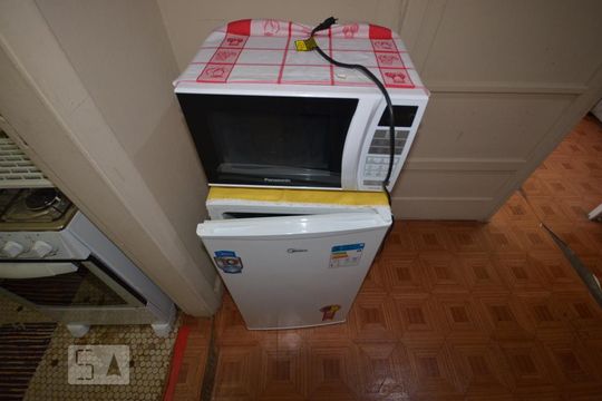 Cozinha de apartamento à venda com 1 quarto, 33m² em Centro, Rio de Janeiro