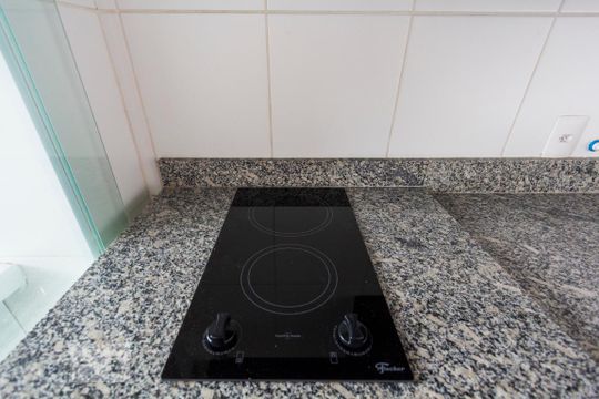Cozinha de kitnet/studio à venda com 1 quarto, 41m² em Vila Mascote, São Paulo
