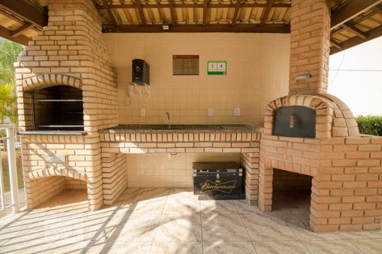 Área comum - Churrasqueira de apartamento para alugar com 3 quartos, 74m² em Parque Brasília, Campinas