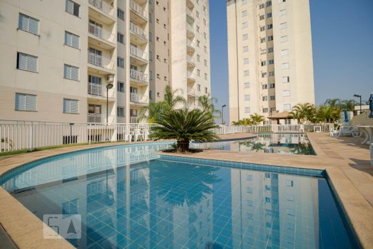 Área comum - Piscina de apartamento para alugar com 3 quartos, 74m² em Parque Brasília, Campinas