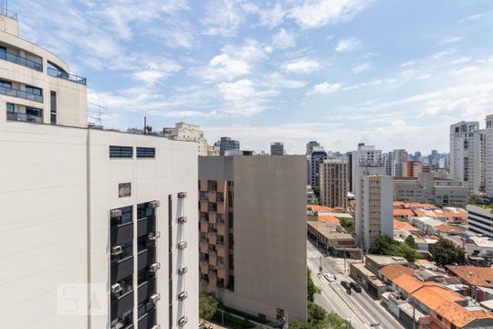 Vista de kitnet/studio para alugar com 1 quarto, 38m² em Vila Nova Conceição, São Paulo