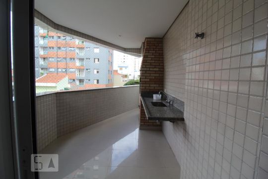 Varanda c/ churrasqueira sala de apartamento à venda com 4 quartos, 175m² em Santa Paula, São Caetano do Sul