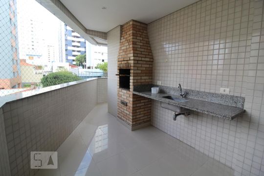 Varanda c/ churrasqueira sala de apartamento à venda com 4 quartos, 175m² em Santa Paula, São Caetano do Sul