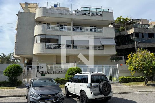 Fachada de apartamento à venda com 3 quartos, 204m² em Recreio dos Bandeirantes, Rio de Janeiro