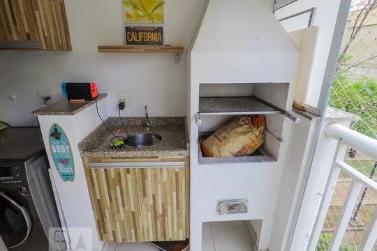 Sacada Gourmet de apartamento à venda com 2 quartos, 64m² em Vila Moraes, São Paulo