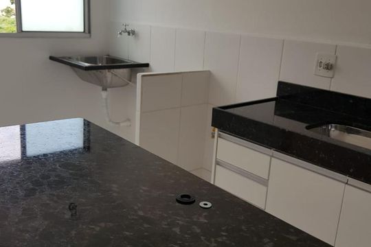 cozinha de apartamento para alugar com 2 quartos, 51m² em Jardim Nova Europa, Campinas