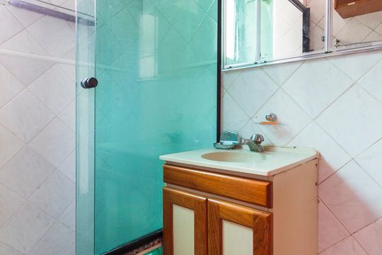 Banheiro Social de apartamento à venda com 2 quartos, 70m² em Vila Santa Catarina, São Paulo