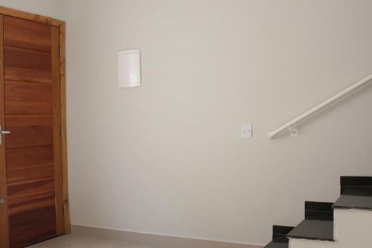 Detalhe Sala de casa de condomínio à venda com 2 quartos, 60m² em Chácara Belenzinho, São Paulo
