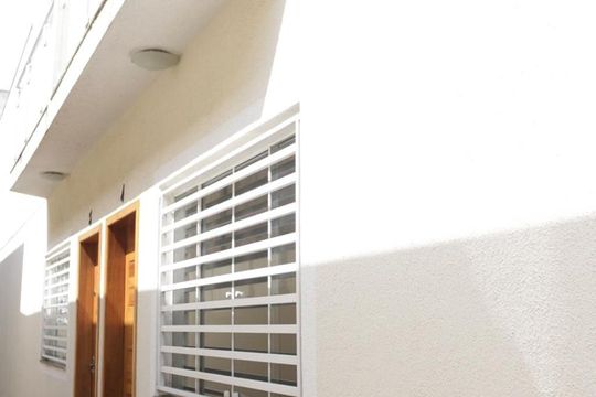 Fachada do bloco de casa de condomínio à venda com 2 quartos, 60m² em Chácara Belenzinho, São Paulo