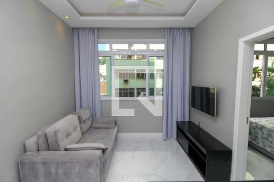 Sala de apartamento à venda com 1 quarto, 40m² em Centro, Rio de Janeiro