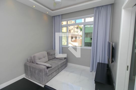 Sala de apartamento à venda com 1 quarto, 40m² em Centro, Rio de Janeiro
