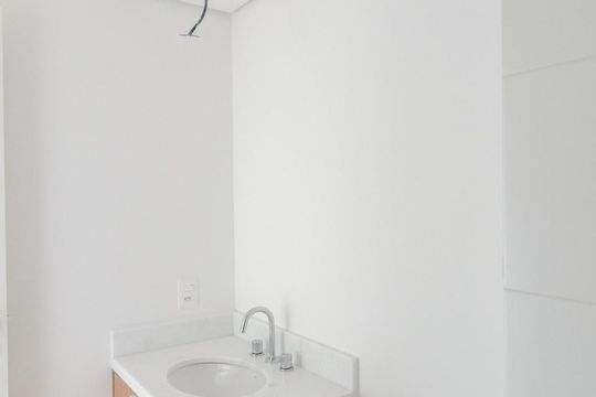 Banheiro da Suíte de apartamento para alugar com 2 quartos, 61m² em Vila Parque Jabaquara, São Paulo