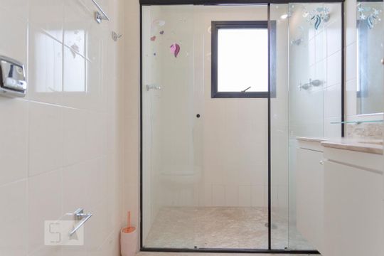 Banheiro da Suíte 1 de apartamento à venda com 3 quartos, 190m² em Santa Cecília, São Paulo