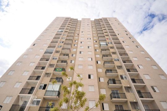 Fachada de apartamento para alugar com 2 quartos, 54m² em Vila Praia, São Paulo