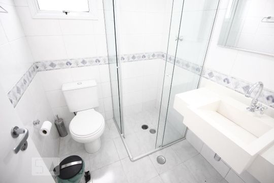 Banheiro de apartamento à venda com 1 quarto, 50m² em Vila Mascote, São Paulo