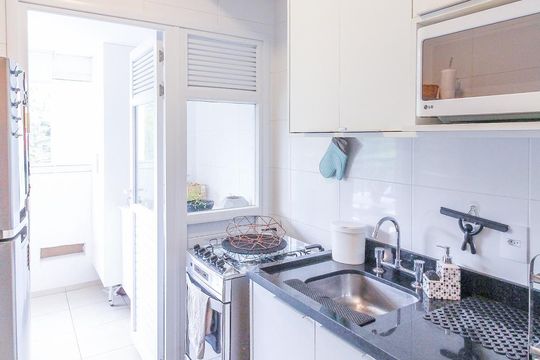 Cozinha de apartamento à venda com 1 quarto, 42m² em Santana, São Paulo