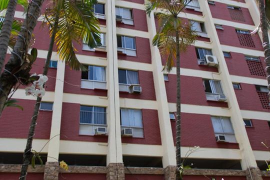 Fachada do bloco de apartamento para alugar com 1 quarto, 60m² em Andaraí, Rio de Janeiro