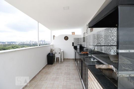 Churrasqueira cobertura de apartamento à venda com 3 quartos, 220m² em Jardim Novo Santo Amaro, São Paulo