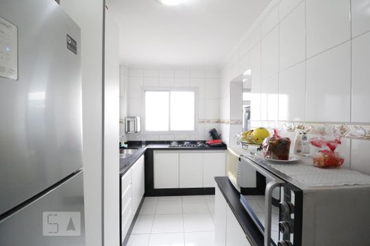 Cozinha de apartamento à venda com 3 quartos, 220m² em Jardim Novo Santo Amaro, São Paulo
