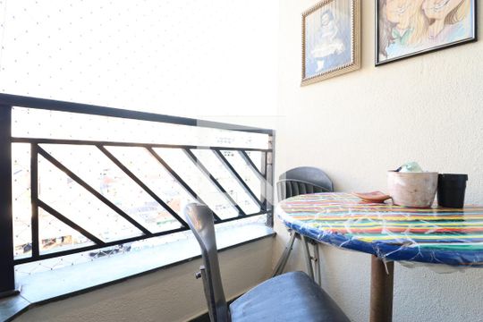 Varanda de apartamento à venda com 3 quartos, 77m² em Lapa, São Paulo