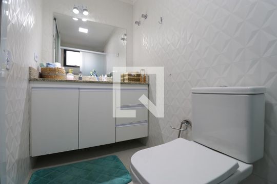 Banheiro da Suíte de apartamento à venda com 3 quartos, 77m² em Lapa, São Paulo
