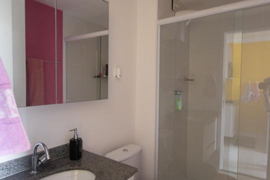 Banheiro de apartamento à venda com 1 quarto, 34m² em Catumbi, São Paulo
