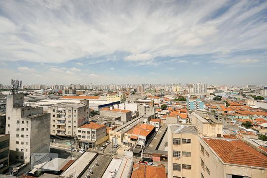 Vista sala de apartamento para alugar com 2 quartos, 44m² em Brás, São Paulo