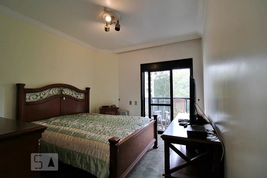 Suíte 1 de apartamento à venda com 4 quartos, 190m² em Parque Bairro Morumbi, São Paulo