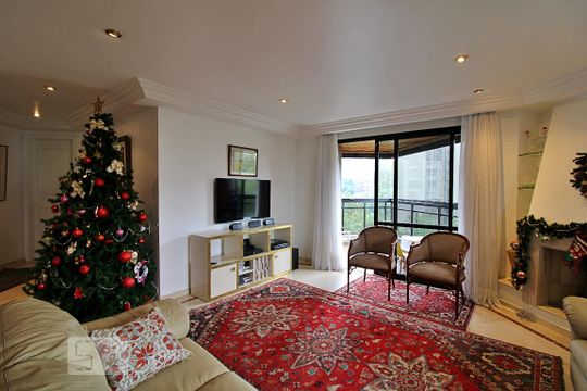 Sala de apartamento à venda com 4 quartos, 190m² em Parque Bairro Morumbi, São Paulo