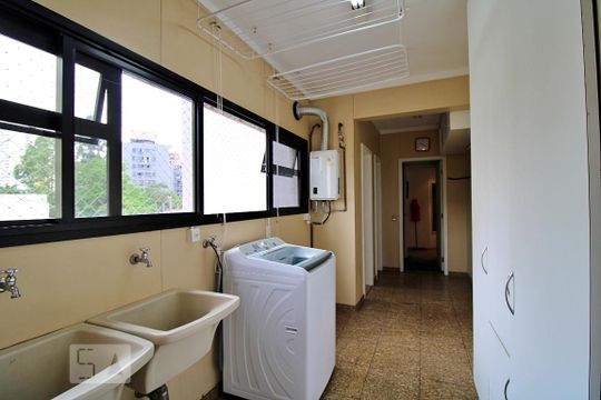 Área de Serviço de apartamento à venda com 4 quartos, 190m² em Parque Bairro Morumbi, São Paulo