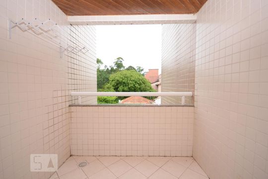 Varanda da Sala de apartamento para alugar com 1 quarto, 56m² em Cachoeira do Bom Jesus, Florianópolis