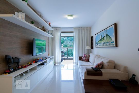 Sala de apartamento à venda com 3 quartos, 92m² em Freguesia de Jacarepaguá, Rio de Janeiro