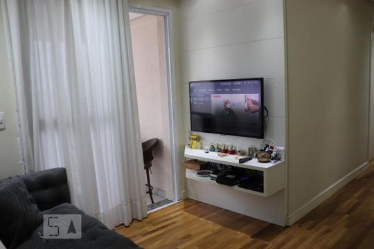 Sala de apartamento à venda com 2 quartos, 54m² em Vila America, Santo André
