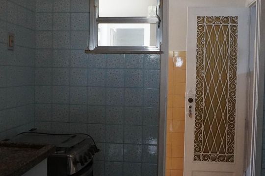 Cozinha de apartamento à venda com 2 quartos, 60m² em Estácio, Rio de Janeiro
