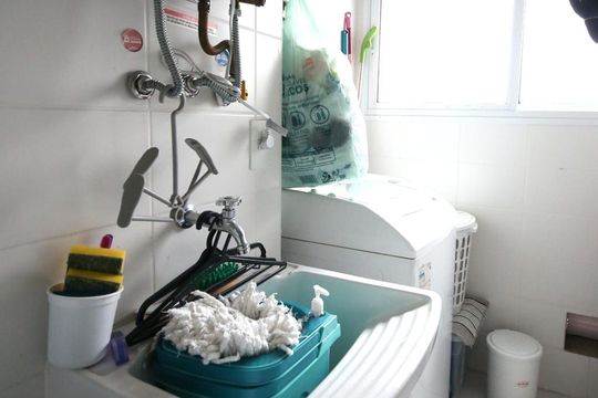 Área de Serviço de apartamento para alugar com 1 quarto, 47m² em Jardim Aeroporto, São Paulo
