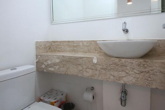 Lavabo de apartamento para alugar com 1 quarto, 47m² em Jardim Aeroporto, São Paulo