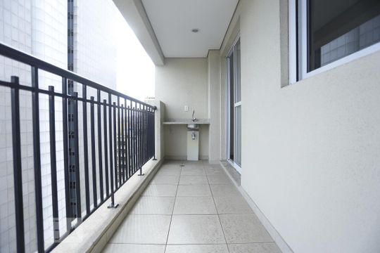Varanda de apartamento à venda com 1 quarto, 40m² em Centro, São Paulo
