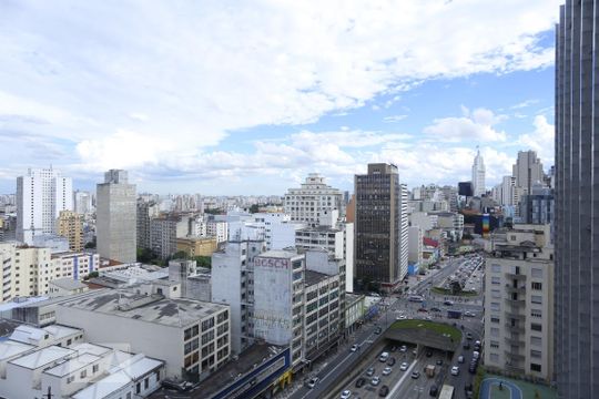 Vista de apartamento à venda com 1 quarto, 40m² em Centro, São Paulo