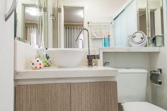 Banheiro da Suíte de apartamento para alugar com 2 quartos, 69m² em Saúde, São Paulo