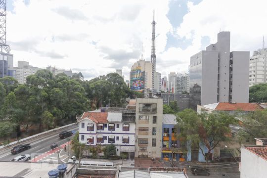 Vista de kitnet/studio para alugar com 1 quarto, 36m² em Jardim Paulista, São Paulo