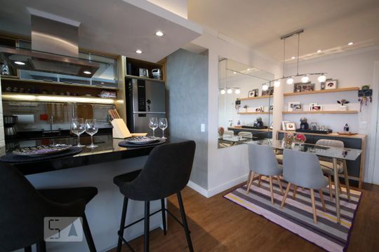 Cozinha - Copa  de kitnet/studio à venda com 1 quarto, 45m² em Brooklin Paulista, São Paulo
